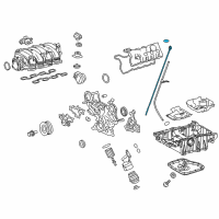 OEM 2016 Lexus LS460 Gage Sub-Assy, Oil Level Diagram - 15301-38070