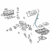 OEM Lexus Guide, Oil Level Gage Diagram - 11452-38050