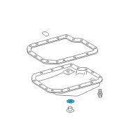 OEM 2016 Toyota Sienna Transmission Pan O-Ring Diagram - 90430-A0002