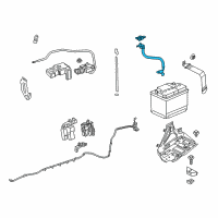 OEM 2015 Chevrolet SS Negative Cable Diagram - 92291669