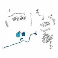 OEM 2015 Chevrolet SS Positive Cable Diagram - 92274188