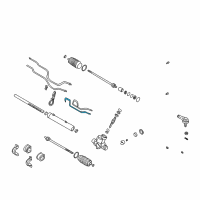 OEM 2004 Kia Rio Pipe-Pressure, Rt Diagram - 0K30B32451A