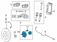 OEM 2021 Jeep Grand Cherokee L BRAKE Diagram - 68346852AA