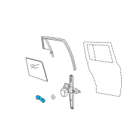 OEM 2010 Jeep Patriot Handle-Window Regulator Diagram - FW80DK2