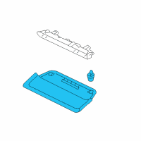 OEM 2004 Acura TL Cover Assembly, High Mount (Moon Lake Gray) Diagram - 83206-SEP-A00ZA