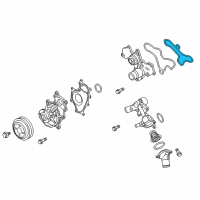 OEM Ford Auxiliary Pump Gasket Diagram - BR3Z-8507-A