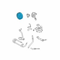 OEM 2005 Ford Focus Pulley Diagram - 1S7Z-3A733-A