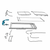 OEM 2017 Chrysler 200 Motor-SUNROOF Diagram - 68231385AB