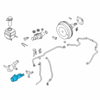 OEM BMW ActiveHybrid 5 Vacuum Pump Diagram - 34-33-6-857-404