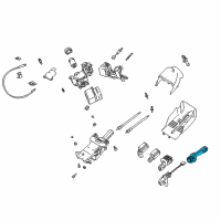 OEM 1996 BMW 740iL Wiper Switch Diagram - 61-31-8-352-171