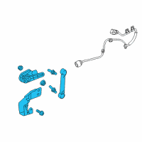 OEM Hyundai Genesis Unit Assembly-HEADLAMP Automatic LEVELLING Diagram - 92190-B1090