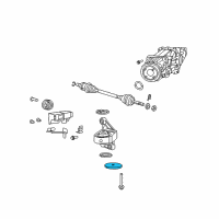 OEM 2010 Jeep Patriot SPACER-Differential Diagram - 5105833AB