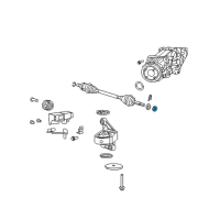 OEM 2016 Jeep Patriot Retainer Diagram - 6503685