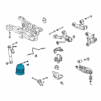 OEM 2021 Toyota Sequoia Air Cylinder Diagram - 48080-34020