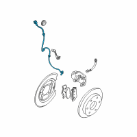 OEM 2012 Nissan Titan Sensor Assembly-Anti SKID, Rear Diagram - 47901-7S200