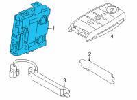 OEM 2021 Kia Niro EV Module Assembly-Smart Ke Diagram - 95480Q4000