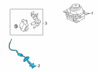 OEM Ford Edge Shift Control Cable Diagram - KT4Z-7D246-N