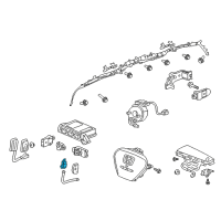 OEM 2011 Honda Element OPDS Unit Diagram - 81169-SCV-L01