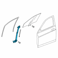 OEM 2020 Honda Accord Regulator Assembly, Right Front Door (Power) Diagram - 72210-TVA-A01