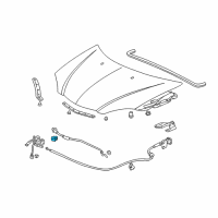 OEM 2005 Acura RSX Holder, Rod Diagram - 90602-S10-003