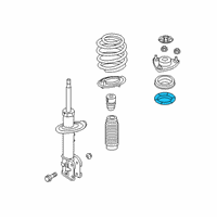 OEM Hyundai Santa Fe Front Spring Pad, Upper Diagram - 54623-S2000