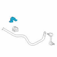 OEM Toyota Matrix Stabilizer Bar Clamp Diagram - 48832-02030