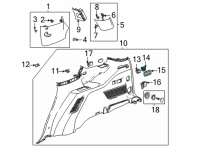 OEM 2021 Chevrolet Tahoe Seat Switch Diagram - 84721609