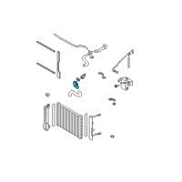 OEM Toyota C-HR Water Inlet Diagram - 16321-0T030