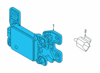 OEM 2022 Hyundai Elantra Unit Assembly-Front Radar Diagram - 99110-AA000