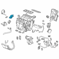 OEM 2014 Honda Odyssey Motor Assembly, Mode Diagram - 79140-TK8-A42