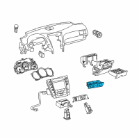 OEM Lexus GS350 Switch Assembly, Luggage Diagram - 84840-30231-B0