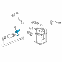 OEM 2016 Chevrolet Volt Booster Sensor Diagram - 12653415