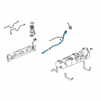 OEM 2003 Chevrolet SSR Pipe Asm-Fuel Tank Filler Diagram - 15147917