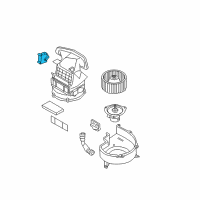 OEM Nissan Maxima Air Intake Box Actuator Diagram - 27730-8J100