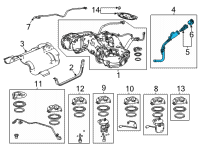 OEM Acura PIPE, FUEL FILLER Diagram - 17650-TGV-A02