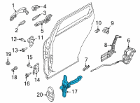 OEM 2021 Kia Sorento Checker Assembly-Rear Do Diagram - 77980P2000