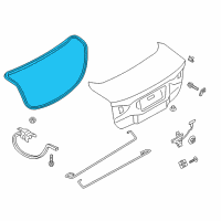 OEM 2015 Ford Fusion Weatherstrip Diagram - DS7Z-5443720-F