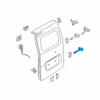 OEM Hinge Assembly - Back Door, LH Diagram - 90411-JX50B