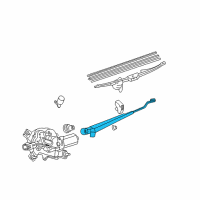 OEM 2003 Toyota Sequoia Rear Arm Diagram - 85241-34010