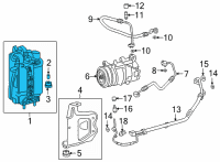 OEM 2022 BMW M4 CONDENSER AIR CONDITIONING W Diagram - 64-50-8-088-925