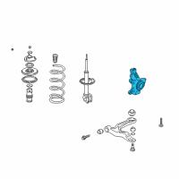 OEM 2004 Acura MDX Knuckle, Right Front Diagram - 51211-S3V-A10