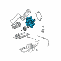 OEM Dodge Durango Cover-Timing Belt Diagram - 53021714AB