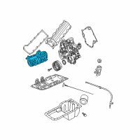 OEM 2002 Dodge Dakota Engine Intake Manifold Diagram - 53010315AG
