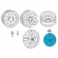 OEM 2014 Ram ProMaster 1500 Wheel Cover Diagram - 68414466AA