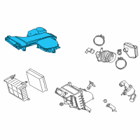 OEM 2019 Lexus RX450h Inlet Assy, Air Cleaner Diagram - 17750-0P070