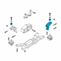 OEM 2015 Ford Mustang Mount Bracket Diagram - FR3Z-6031-A