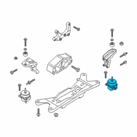 OEM 2018 Ford Mustang Mount Diagram - FR3Z-6038-H