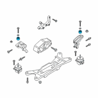 OEM 2016 Ford Mustang Damper Diagram - FR3Z-6F028-A