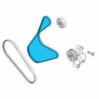 OEM 2013 Ford Escape Serpentine Belt Diagram - DA8Z-8620-G