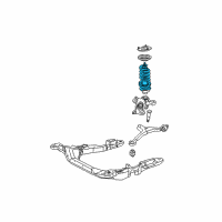 OEM 2002 Mercury Sable Coil Spring Diagram - 4F1Z-5310-AA